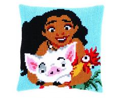Vervaco Kit Coussin au Point de Croix Disney Moana