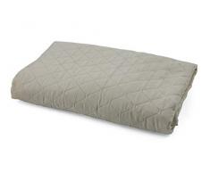 Galileo Casa Housse de canapé Anti-Taches 3 Places 279 x 179 cm Gris Clair, Polyester, Dimensions : L. 279 x H. 179 cm, 120 g/m².