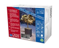 Konstsmide 6611-117 Guirlande dEclairage ExtÃ©rieur 80 Micro LEDs SoudÃ©es Ãtanches 24 V Blanc Chaud CÃ¢ble Noir Doux