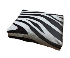 Zanvic Grand lit pour Chien Motif zèbre 60 x 90 cm