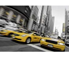 Scenolia Tableau dÃ©coratif Grand Format sur Toile The Taxi Time 90 x 60 cm | Impression Haute qualitÃ©