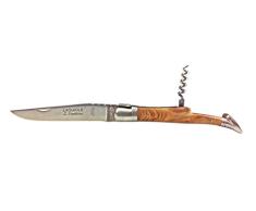 Laguiole Tradition 7521 CP2 I /26 Couteau de Poche, Acier Inoxydable, Olivier, 0 cm