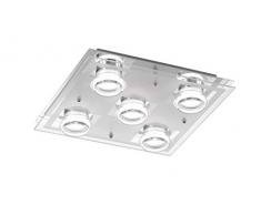 Action 922305010000 Moody Plafonnier 5 x LED 5 W