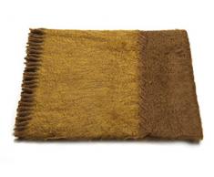 bolzan Lits Van Gogh Plaid, Laine, Ocre, Simple, 130Â x 200Â x 2Â cm