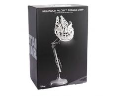 Paladone Lampe de bureau Star Wars Faucon Millenium | Cadeau pour tous les âges, gris