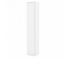 Caisson 1 porte blanc 37.5x200cm