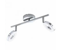 Réglette L44cm à 2 lumières LED orientables