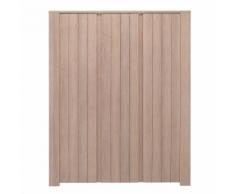 Armoire effet chêne 3 portes battantes