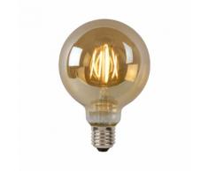 Ampoule décorative à filament forme globe D9,5 cm culot E27