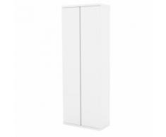Caisson 2 portes blanc 75x200cm