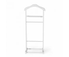 Valet / Porte-vêtement Blanc en bois