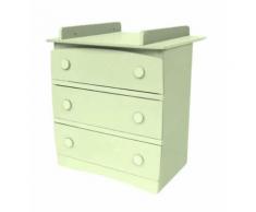 Commode 3 tiroirs + table à langer Isla
