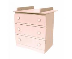Commode 3 tiroirs + table à langer Isla