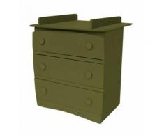 Commode 3 tiroirs + table à langer Isla