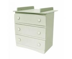 Commode 3 tiroirs + table à langer Isla