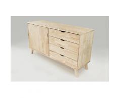 Buffet Scandinave Viking Gris souris Bleu pastel Blanc Jaune