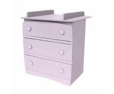 Commode 3 tiroirs + table à langer Isla