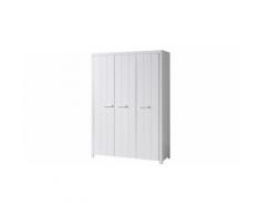 Armoire enfant blanc 3 portes - ERIK