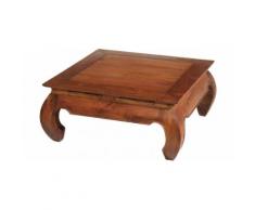 Table basse carrée teck opium L80