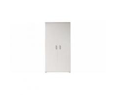 Armoire enfant blanc 2 portes - MILAN