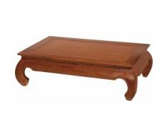 Table basse rectangulaire teck opium