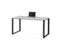 Bureau enfant laqué blanc et noir NIXON