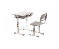 Bureau enfant blanc et gris - COMFORTLINE