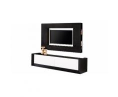 Composition design meuble TV chêne 2 tiroirs