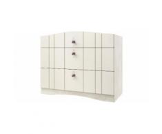 Commode enfant blanc cassé 3 tiroirs