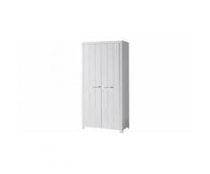 Armoire enfant blanc 2 portes - ERIK