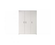 Armoire enfant blanc 3 portes - MILAN