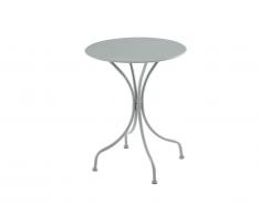Table ronde de jardin en métal - D.60cm - Gris - MIRMANDE