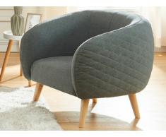Fauteuil en tissu PENNY - Anthracite