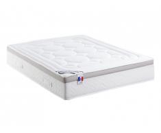 Matelas ressorts ensachés mémoire de forme dessin placé MARQUIS de DREAMEA - ép. 30cm - 160 x 200 cm