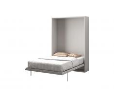 Lit escamotable MALINA ouverture verticale manuelle - 140 x 200 cm - Blanc