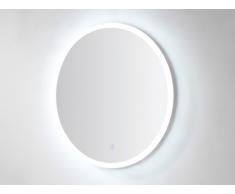 Miroir de salle de bain lumineux rond à leds DANIELA - L60 x H60 cm
