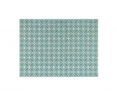 Tapis intérieur ou extérieur SIESTA - 150 x 200 cm - Bleu clair