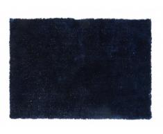 Tapis shaggy CYAN avec fils argentés - polyester - Bleu - 160*230cm