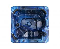 Spa 6 places bleu Gamme Prestige COMINO - 128 jets - L220 x P220 x H97cm - système Balboa