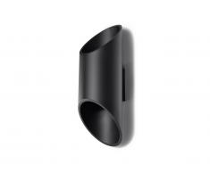 Applique murale PENNY - 2 spots - L. 10 x H. 30 cm - Aluminium - Noir
