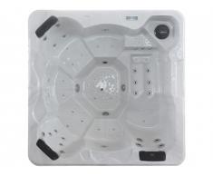 SPA 6 personnes Gamme prestige SERAPIS - système Balboa - blanc perlé - 45 jets - l200 x L200 x H95 cm