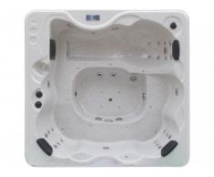 SPA 6 personnes Gamme prestige TIVOLI III système Balboa - Gris granité - 39 jets - l220 x L210 x H80 cm