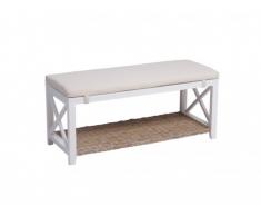 Banc KAMPARA - Bois - Blanc & naturel