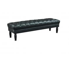 Banc RINALDO en simili - noir