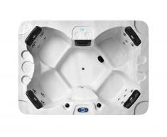 SPA 4 personnes LULA II blanc - 16 jets - L210 x P152 x H76 cm - Système BALBOA