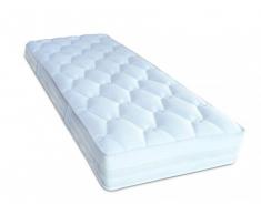 Matelas de relaxation ressorts ensachés et mémoire de forme PAROX de DREAMEA - 80x200cm