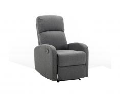 Fauteuil relax en tissu ISAO - Anthracite