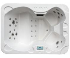 SOLDES - SPA 4 personnes NEMESYS IV Blanc perlé - 28 jets - l200*L150*H88 cm