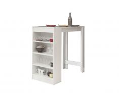 Meuble de bar JANIS - Coloris Blanc