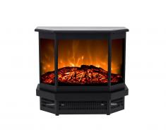 Cheminée électrique poêle ETNA - L55.8 x P22.5 x H51.6 cm - Noire
